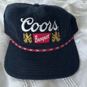 Banquet Black Corduroy Hat